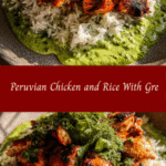 Irresistible Peruvian Chicken and Rice with Zesty Green Sauce Recipe
