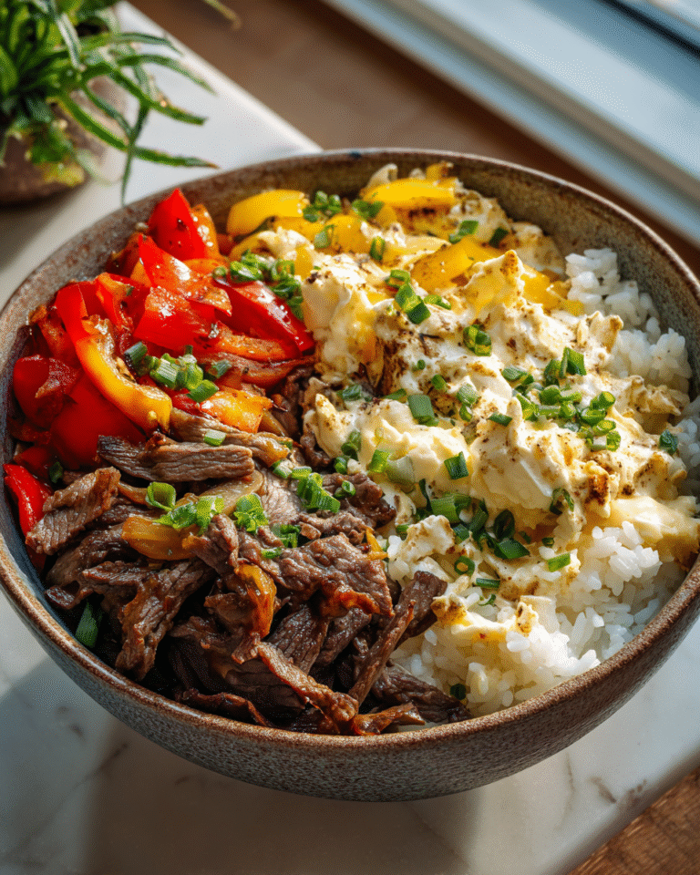 Delicious Printable Philly Cheesesteak Bowl Recipe You Need to Try - Featured Image