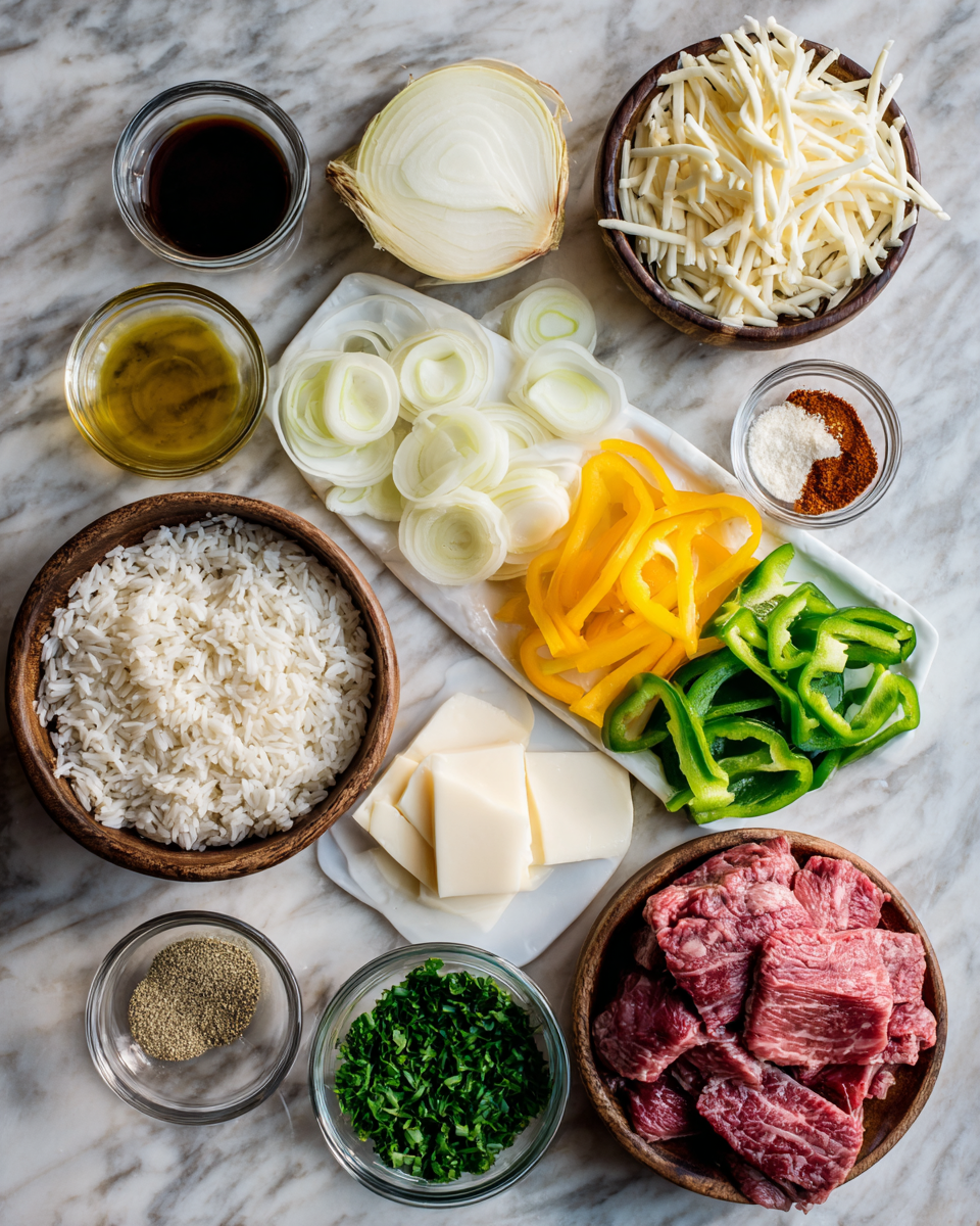 Ingredients for Delicious Printable Philly Cheesesteak Bowl Recipe You Need to Try