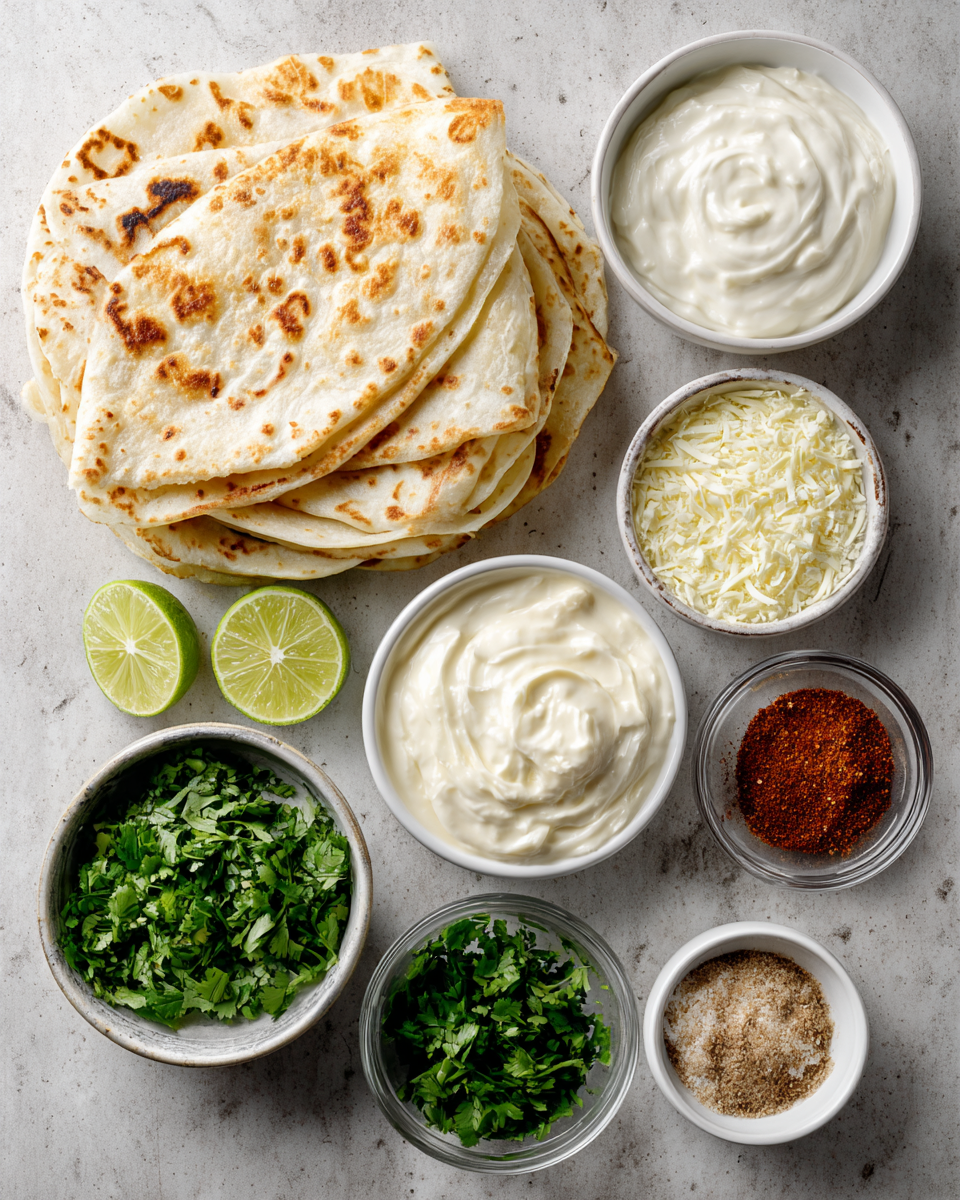 Ingredients for 10 Irresistible Quesadilla Spread Ideas to Elevate Your Snack Game