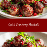 Irresistible Quick Cranberry Meatballs for Effortless Flavor Boost
