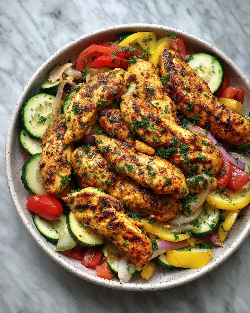 Final dish - Savor the Flavors: Quick Mediterranean Chicken Tenders for Busy Weeknights