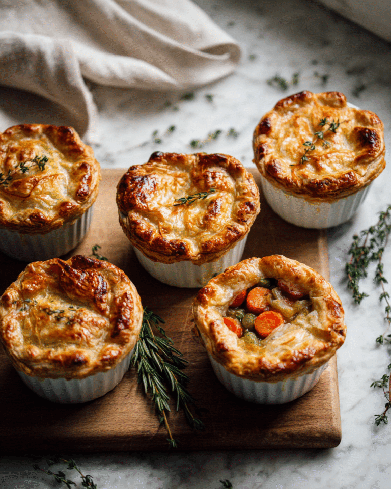 Cozy Up with Irresistible Roasted Autumn Vegetable Pot Pies - Featured Image
