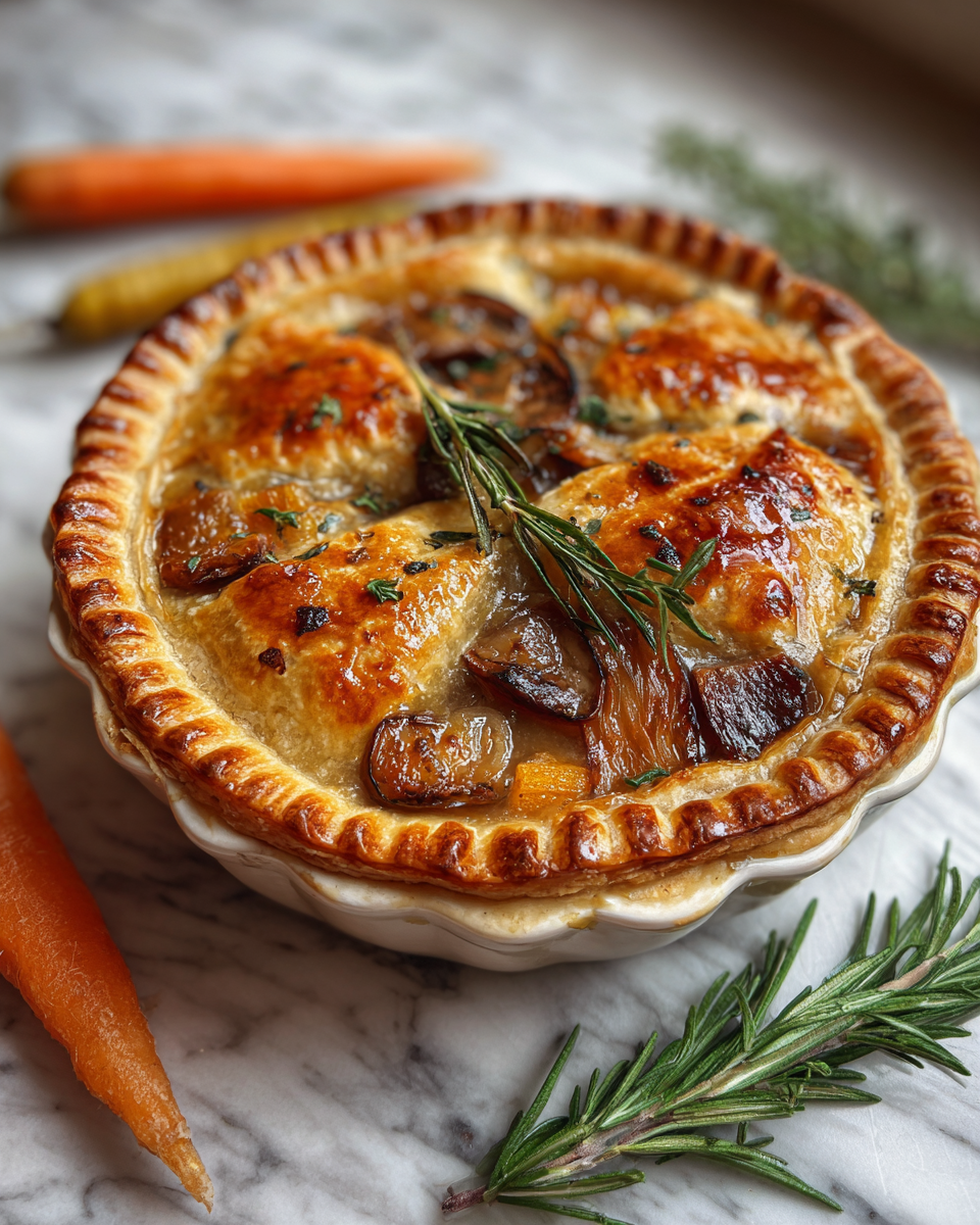 Final dish - Cozy Up with Irresistible Roasted Autumn Vegetable Pot Pies