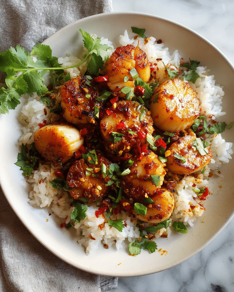 Scallops with Spicy Cajun Flavor Explosion - Featured Image