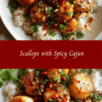 Scallops with Spicy Cajun Flavor Explosion