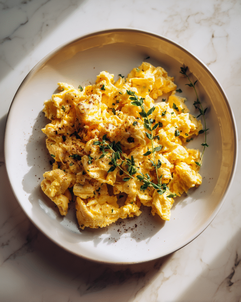 The Ultimate Scrambled Eggs Recipe for Fluffy Perfect Mornings - Featured Image