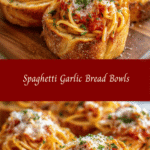 Ultimate Comfort Food Spaghetti Garlic Bread Bowls You Have to Try