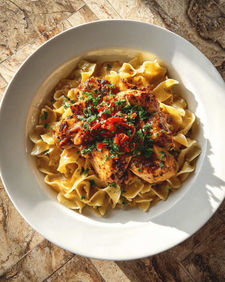 Irresistible Spicy Cajun Honey Butter Chicken Pasta That Will Ignite Your Taste Buds - Featured Image