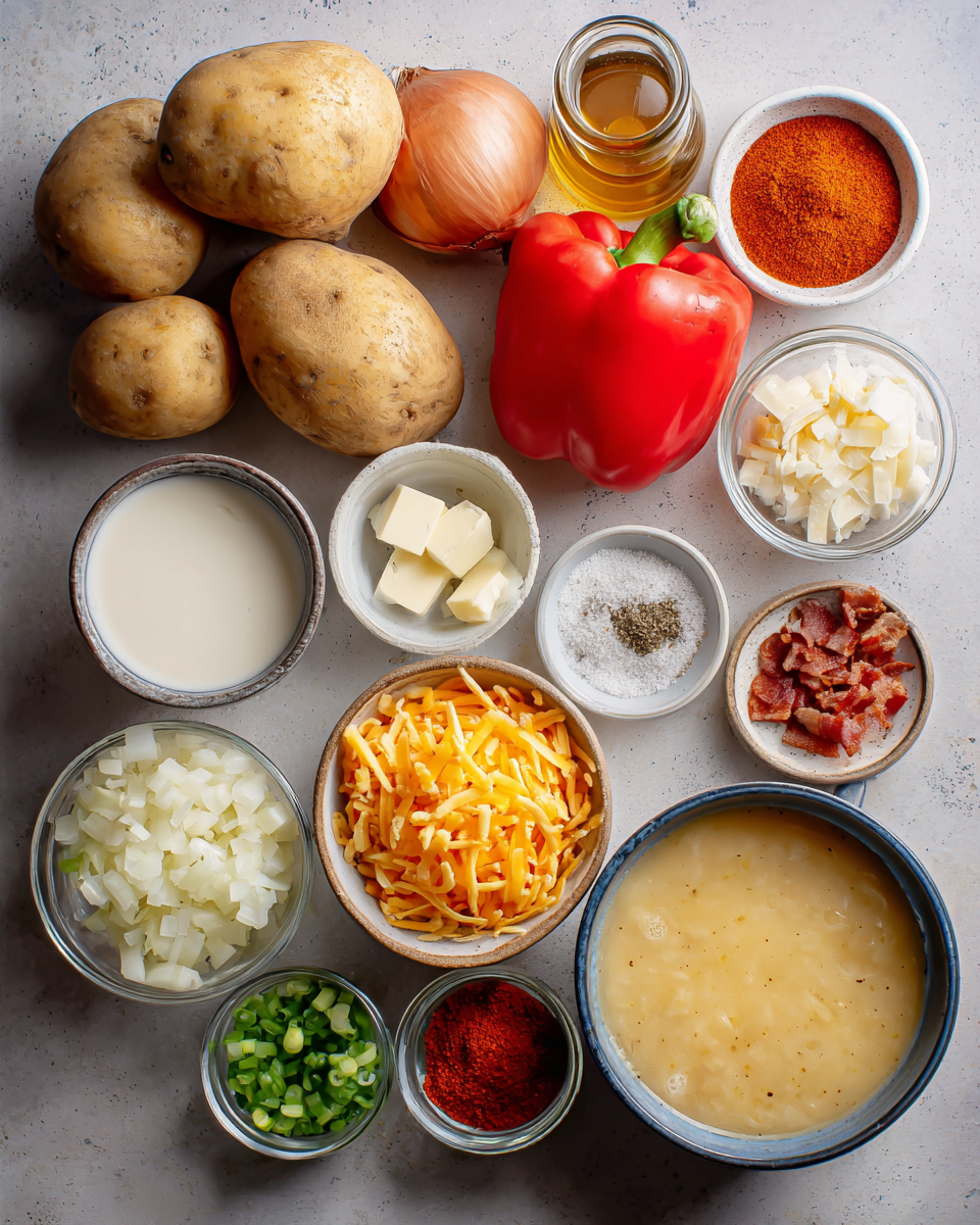 Cozy Up with This Warm and Creamy Cajun Potato Soup Recipe 4 Ingredients for Cozy Up with This Warm and Creamy Cajun Potato Soup Recipe