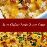 Bacon Cheddar Ranch Chicken Casserole 🥓🧀
