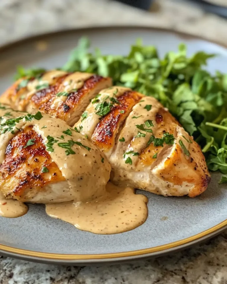Irresistibly Delicious Baked Caesar Chicken with Velvety Creamy Sauce - Featured Image