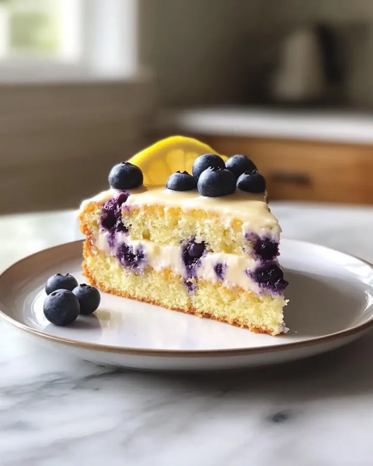 A Burst of Bliss: Discover the Ultimate Blueberry Lemon Cake - Featured Image