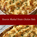 Boursin Mashed Potato Chicken Bake 🥔🍗