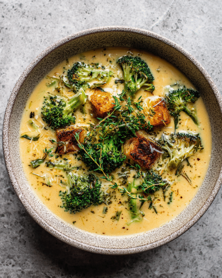 Creamy Comfort in a Bowl Broccoli Cheddar Soup Recipe to Warm Your Soul - Featured Image
