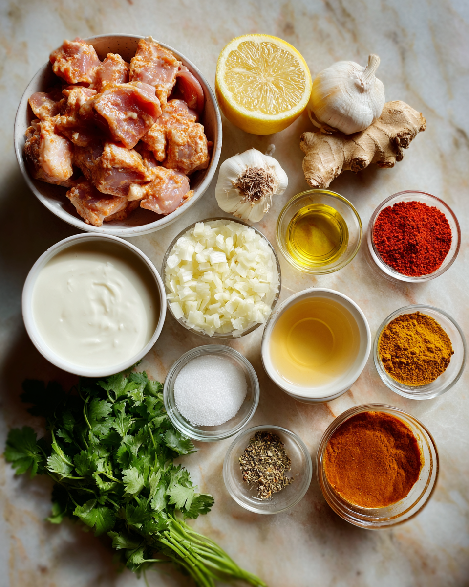 Ingredients for The Ultimate Butter Chicken Recipe That Will Melt Your Heart