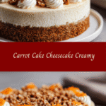 Indulge in Creamy Carrot Cake Cheesecake Bliss