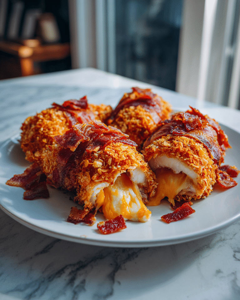 Irresistible Cheese and Bacon Stuffed Doritos Chicken Recipe You Have to Try - Featured Image