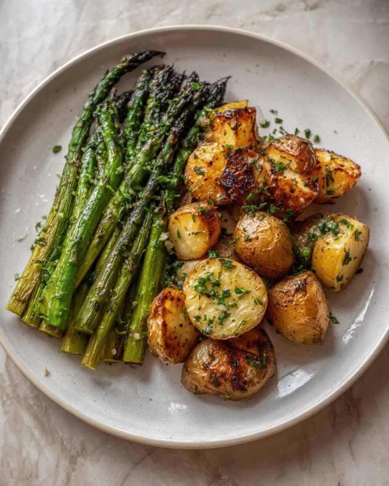 Cheesy Asparagus and Garlic Herb Potatoes That Will Steal the Show - Featured Image