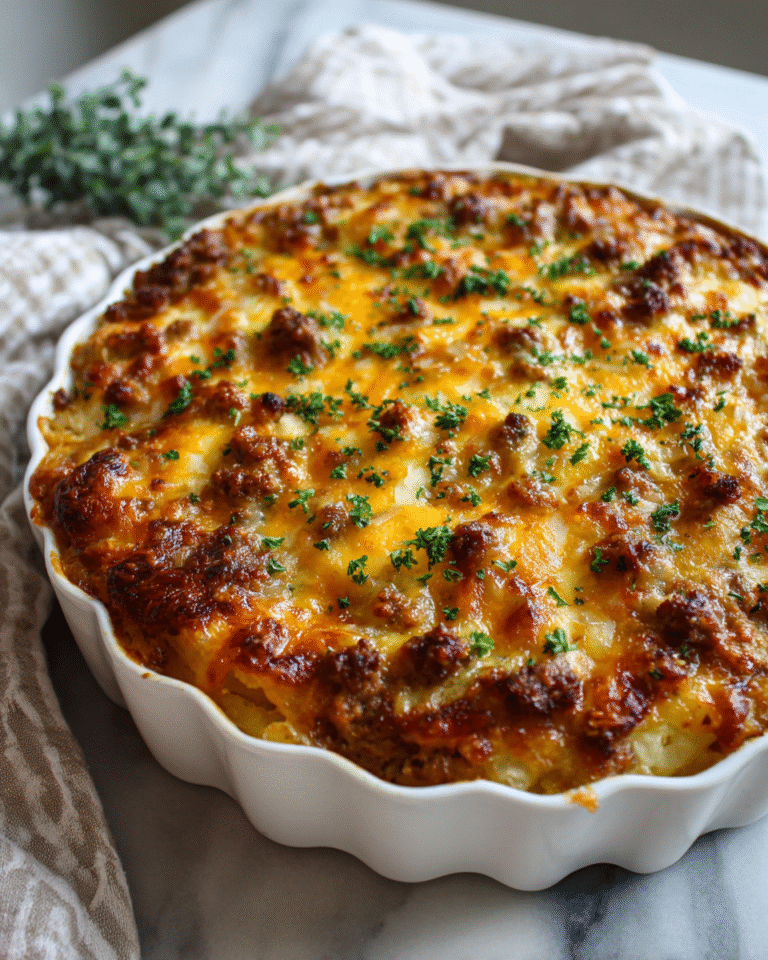 Ultimate Cheesy Hamburger Potato Casserole Recipe You Need to Try - Featured Image