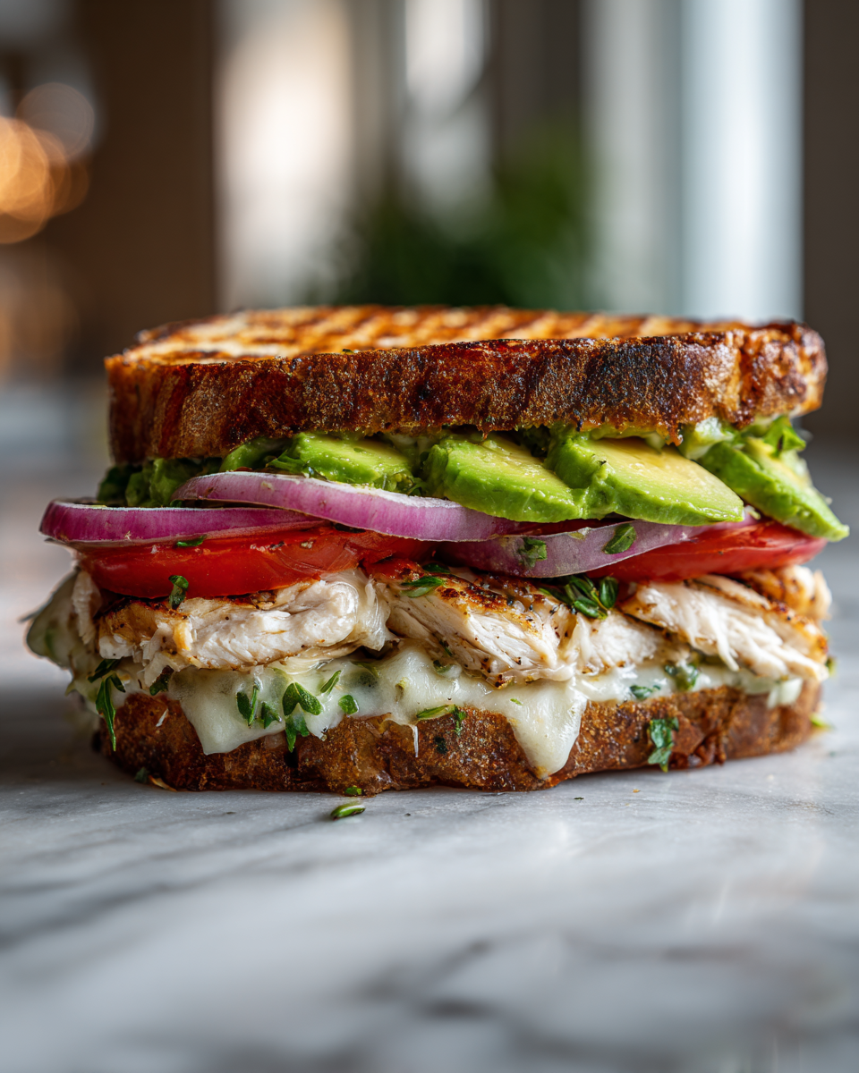 Final dish - The Ultimate Chicken Avocado Melt Sandwich You Need to Try Today