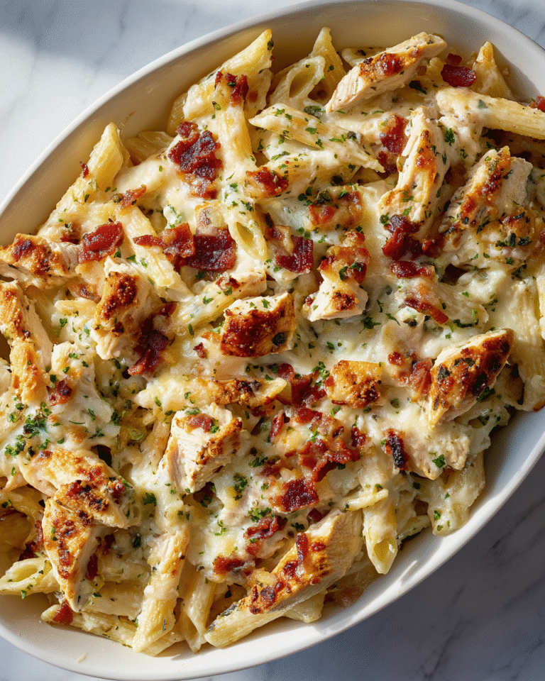 Irresistible Chicken Bacon Ranch Baked Penne Recipe You Need to Try - Featured Image