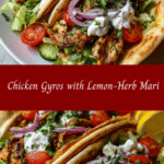 Zesty Chicken Gyros with Fresh Lemon-Herb Marinade for a Flavorful Feast