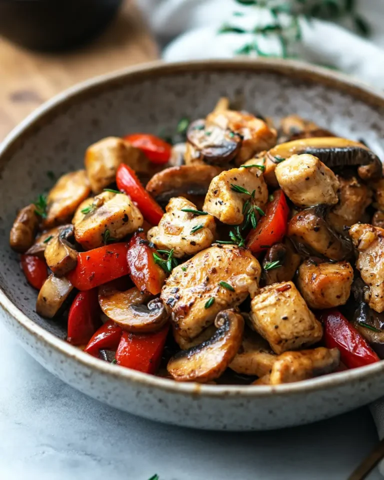 Savor the Symphony of Chicken Mushroom and Vegetables - Featured Image