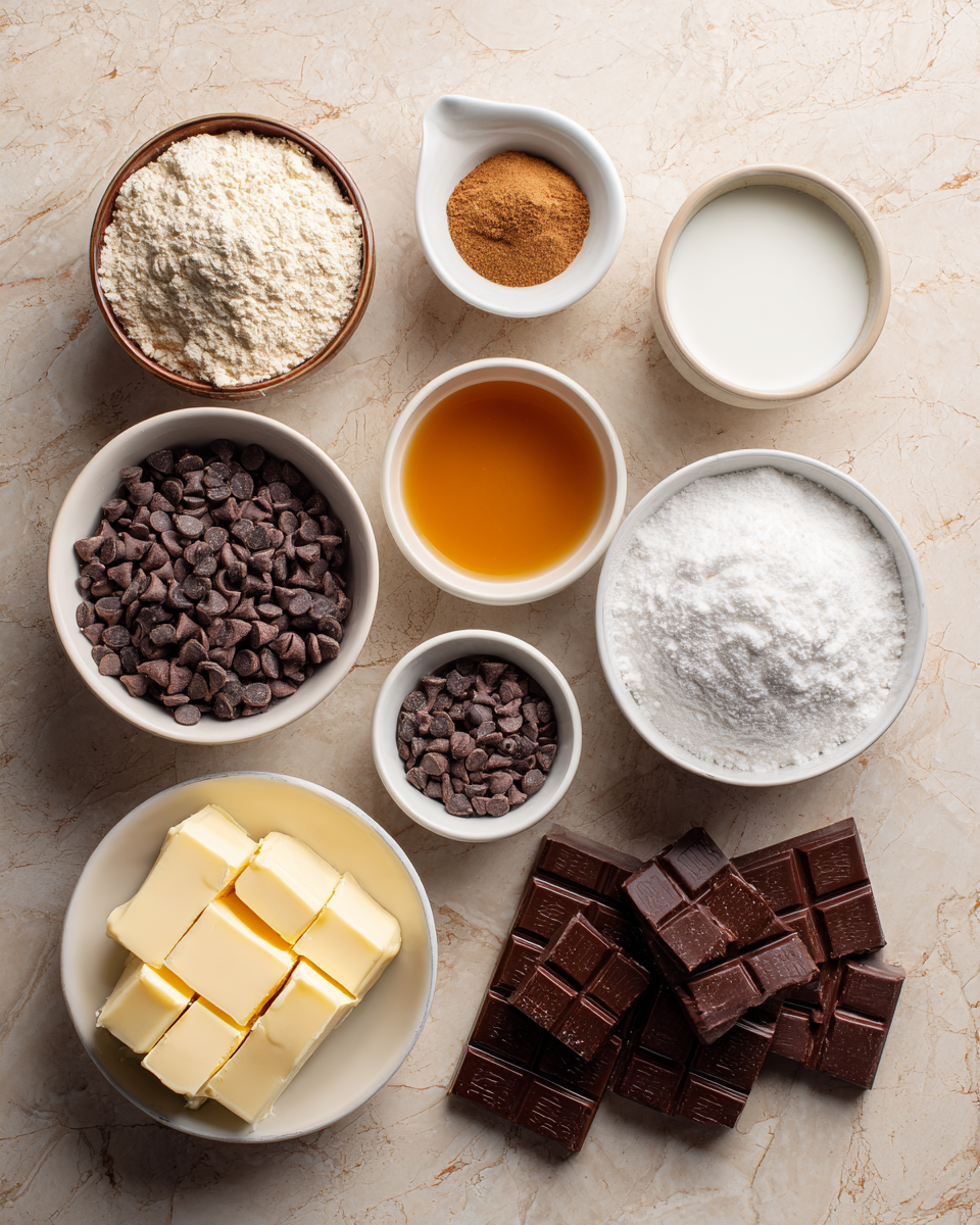 Ingredients for Irresistible Chocolate Chip Cookie Dough Truffles You Have to Try