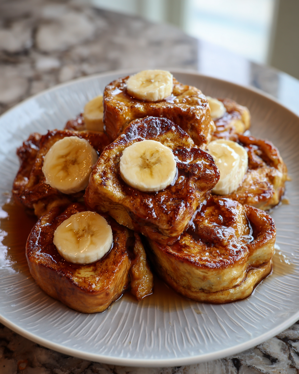 Final dish - Irresistible Cinnamon Roll French Toast Bites You Have to Try