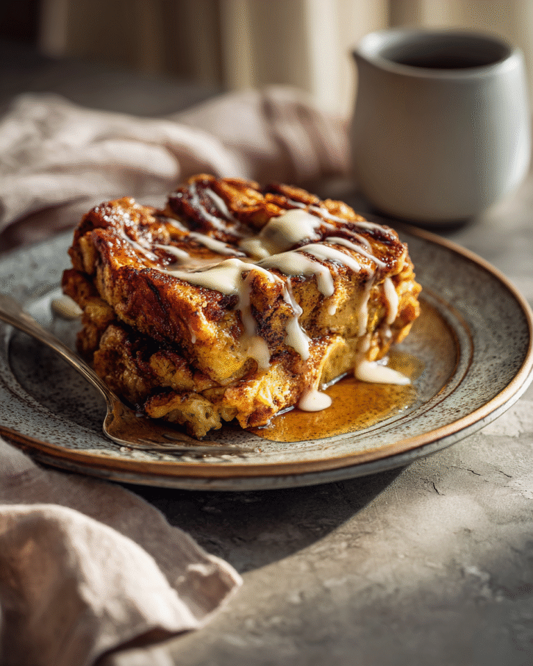 Irresistible Cinnamon Roll French Toast Casserole Recipe for a Cozy Morning - Featured Image