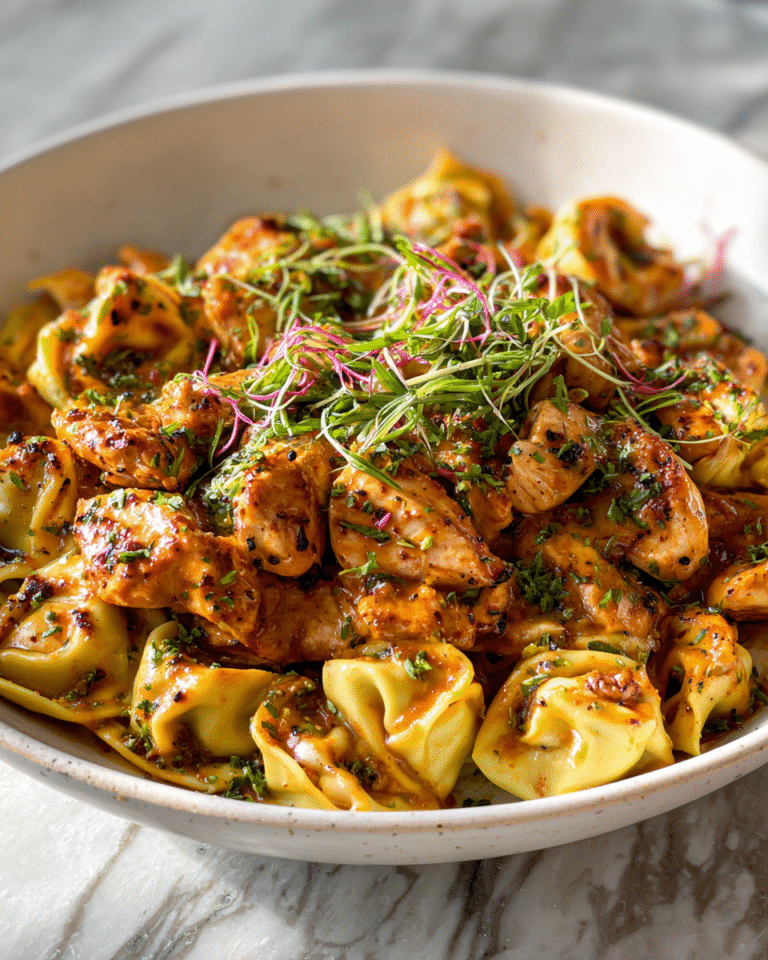 Cowboy Butter Garlic Chicken Tortellini Recipe That Will Steal Your Heart - Featured Image