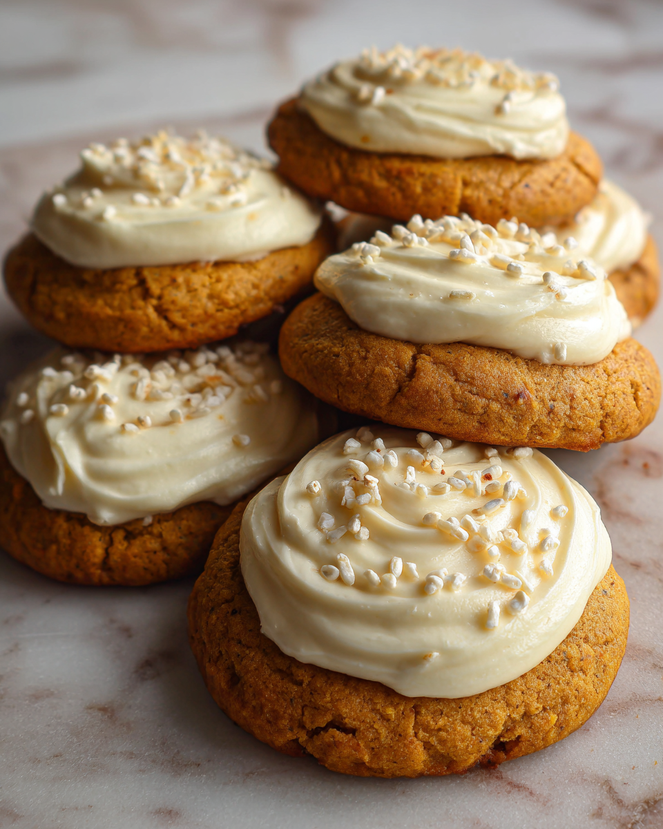 Final dish - Irresistible Cream Cheese Frosted Pumpkin Cookies You Need to Try