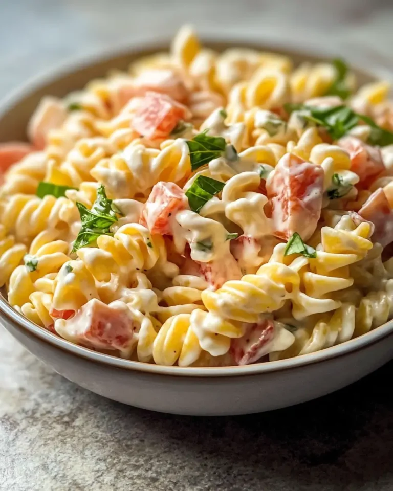 Irresistibly Delicious Creamy Italian Pasta Salad Perfect for Any Occasion - Featured Image