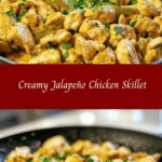Creamy Jalapeño Chicken Skillet 🌶️🍗