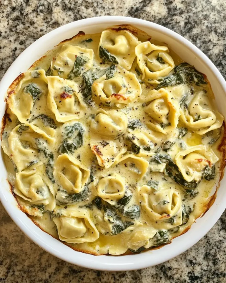 Indulge in Comfort: Creamy Spinach Artichoke Tortellini Bake Extravaganza - Featured Image