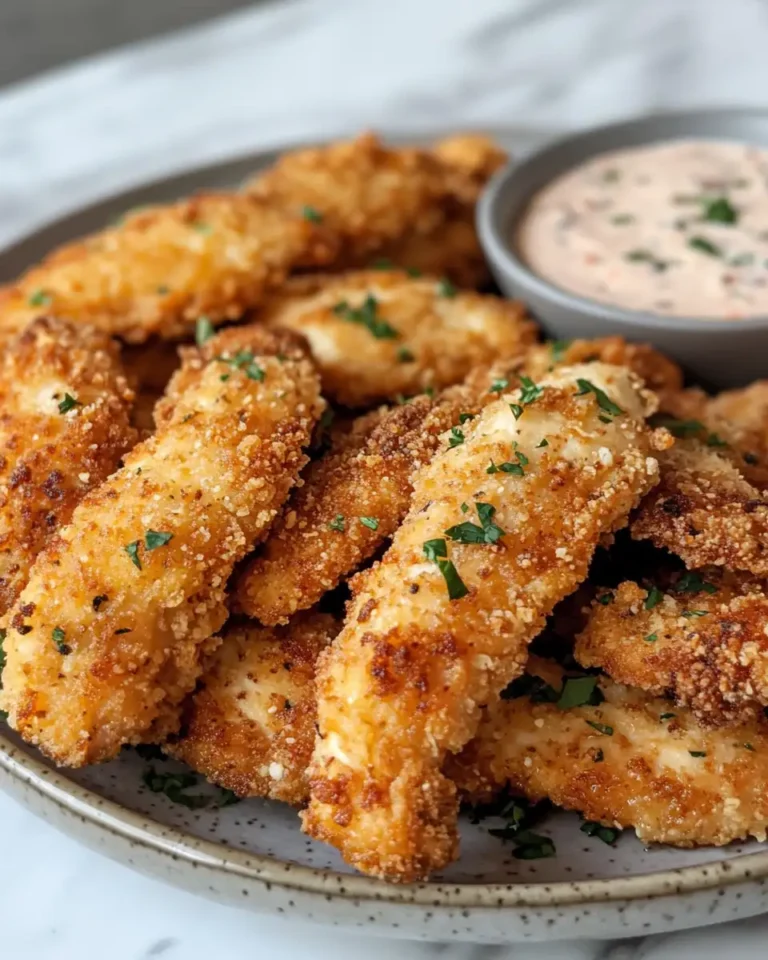 Crispy Garlic Chicken Tenders with a Flavorful Dip Trio Extravaganza - Featured Image