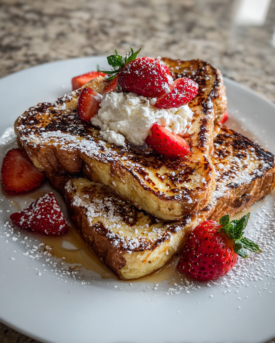 Final dish - Indulge in Decadence with Irresistible Crème Brûlée French Toast