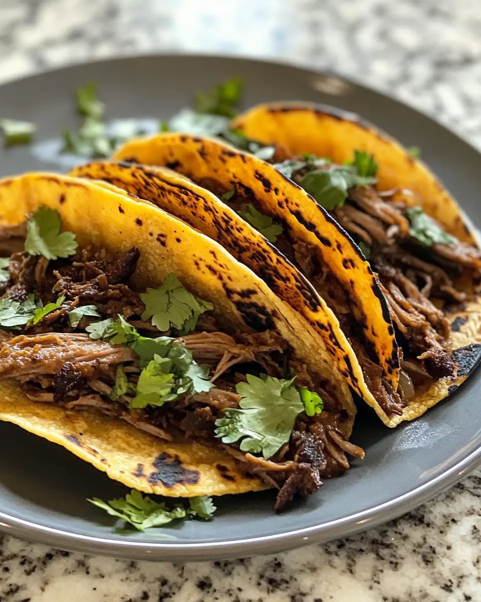 Final dish - Irresistibly Easy Crock Pot Birria Tacos That Will Transform Your Taco Nights