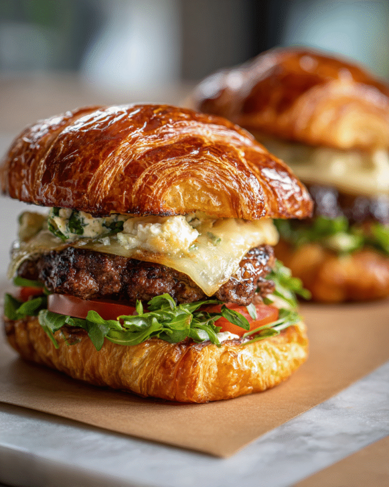 Irresistible Croissant Smash Burgers That Will Change Your Burger Game - Featured Image