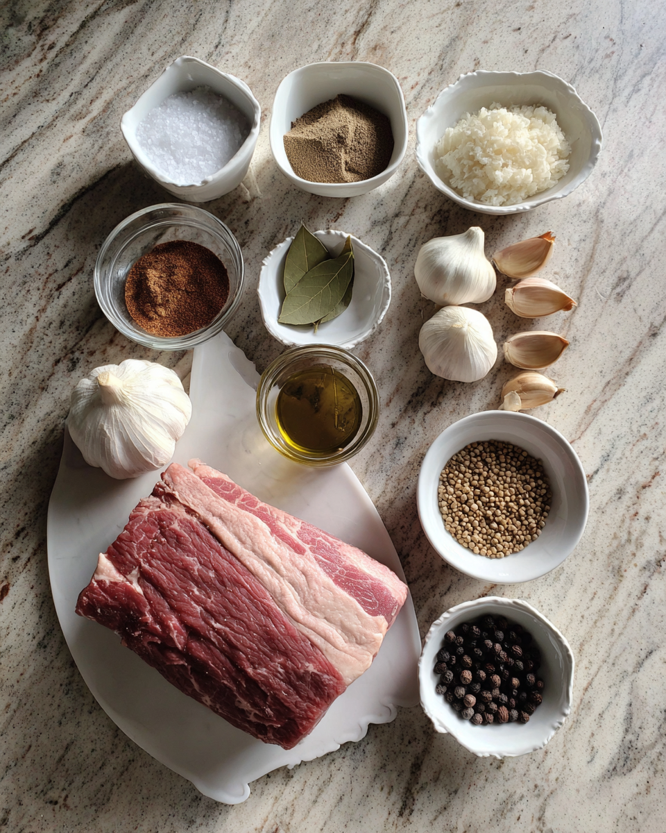 Ingredients for Discover the Irresistible Flavor of Cured Smoked Beef
