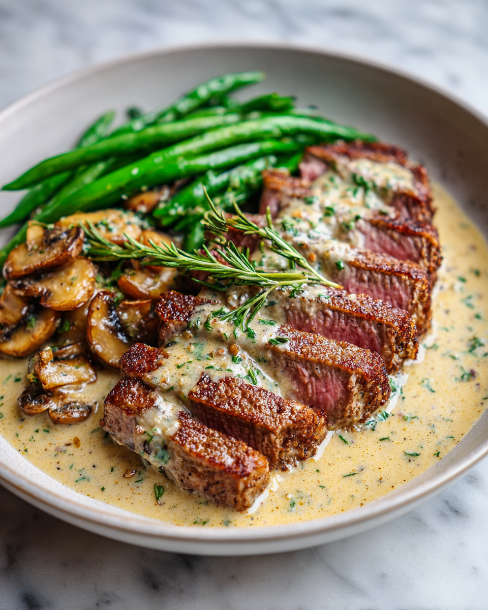 Final dish - Elevate Every Meal with Irresistible Dijon Cream Sauce