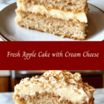 Fresh Apple Cake with Cream Cheese Frosting 🍏🍰