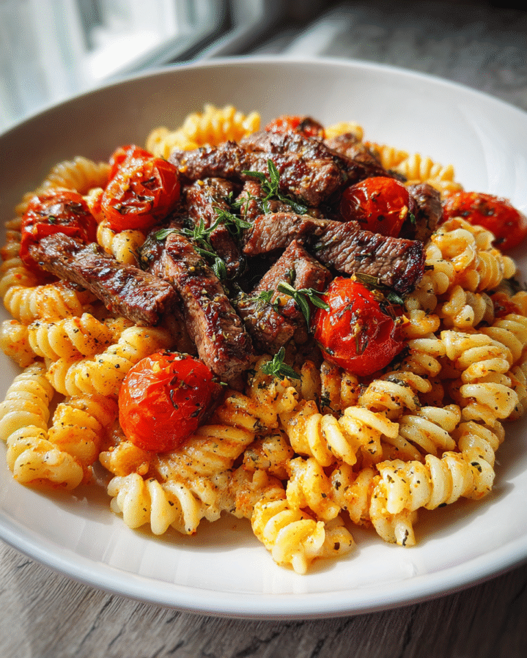 Irresistible Garlic Butter Steak and Tomato Pasta Recipe You Need to Try - Featured Image