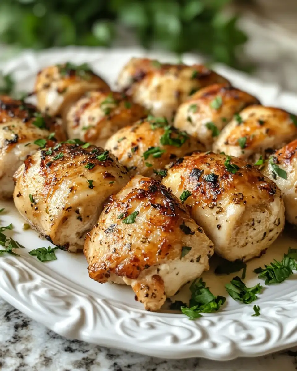 Final dish - Irresistible Garlic Cream Cheese Chicken Roll-Ups That Will Wow Your Taste Buds