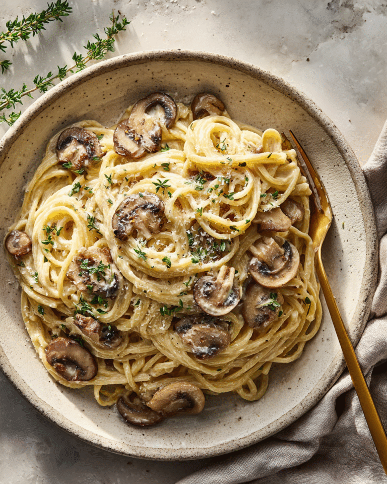 Creamy Garlic Mushroom Pasta Recipe You Need to Try Tonight - Featured Image