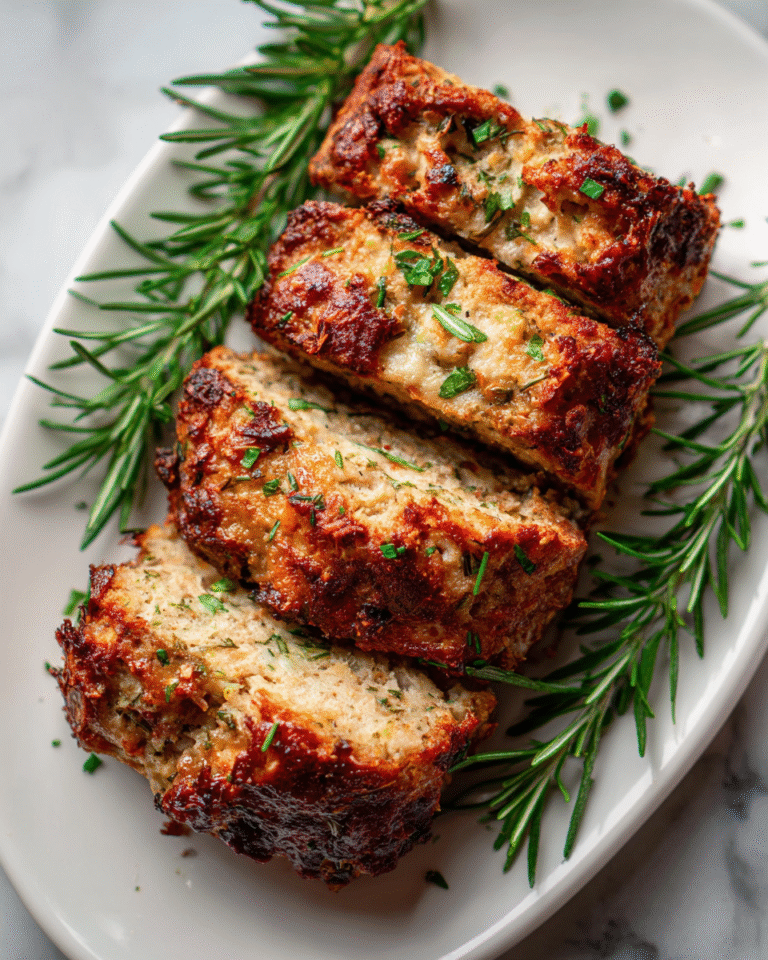 Irresistible Garlic Parmesan Chicken Meatloaves That Will Steal Your Dinner Spotlight - Featured Image