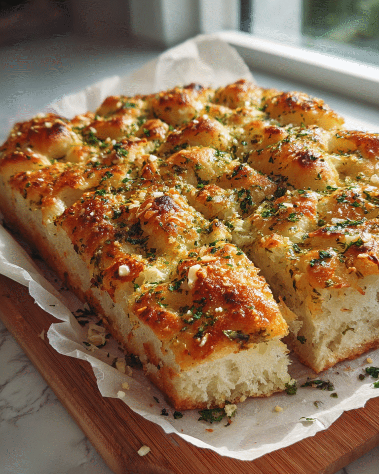 Irresistible Garlic Parmesan Focaccia Bread Recipe You Need to Try - Featured Image