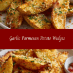 Crispy Garlic Parmesan Potato Wedges You Need to Try Tonight
