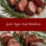 Savor the Flavor of Garlic Pepper Steak Medallions